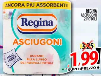Il Genio Supermercato Regina Asciugoni 2 rotolli offerta
