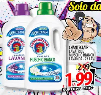 Il Genio Supermercato Chanteclair Lavatrice Muschio Bianco Lavanda - 23 Lav. offerta