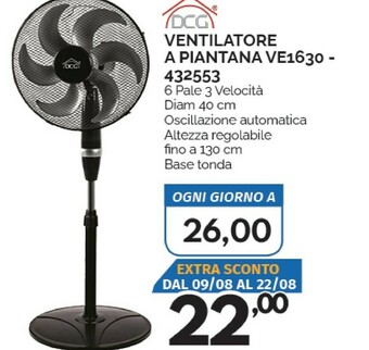 Orizzonte Ventilatore offerta