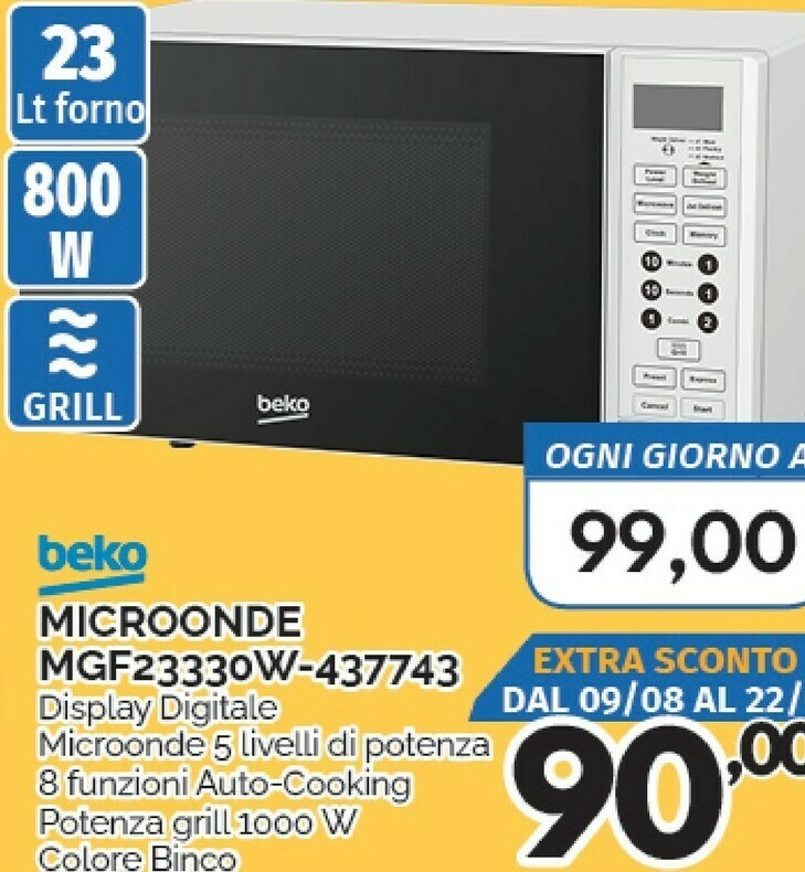 Beko Microonde offerta di Orizzonte