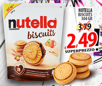 Il Genio Supermercato Nutella Biscuits 304 gr offerta