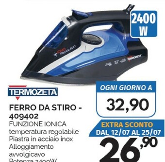 Orizzonte Termozeta Ferro da stiro offerta