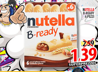 Il Genio Supermercato Nutella B-Ready 6 pezzi offerta