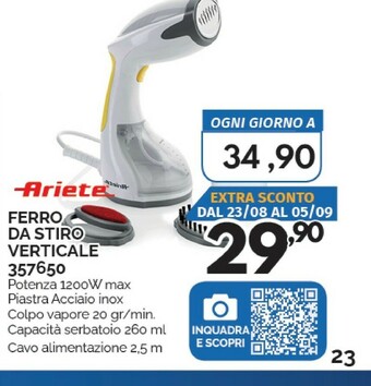Orizzonte Ariete Ferro da stiro offerta