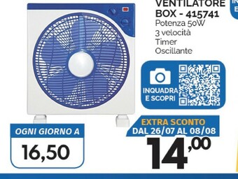 Orizzonte Ventilatore offerta