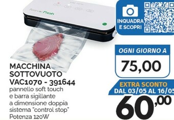 Orizzonte Macchina sottovuoto offerta