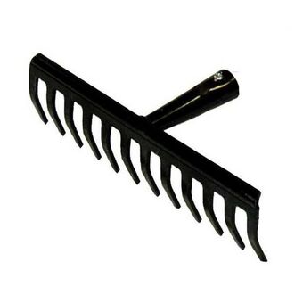 Rastrello ferro 12 denti nero rastf0012