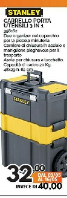 Stanley Cassetta attrezzi