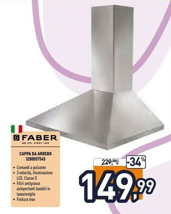 Faber Cappa Da Arredo 3200557545