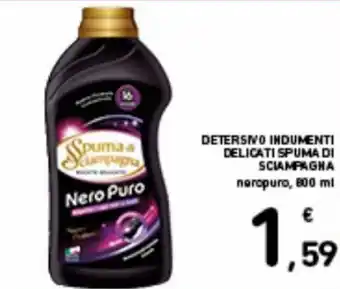 Spazio Conad Spuma di Sciampagna Detersivo Indumenti Delicati 800 ml offerta