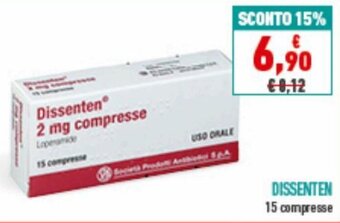 Spazio Conad Dissenten 15 compresse offerta