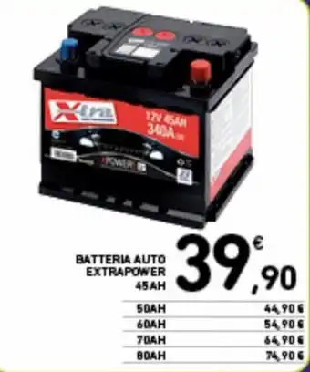 Spazio Conad Batteria Auto Extrapower 45AH offerta
