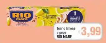 Famila Rio mare Tonno limone e pepe offerta