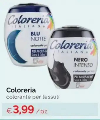 Coloreria colorante per tessuti