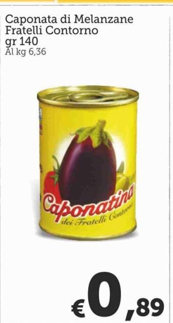 Caponata di Melanzane Fratelli Contorno 140 gr