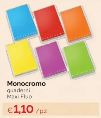 Monocromo quaderni Maxi Fluo