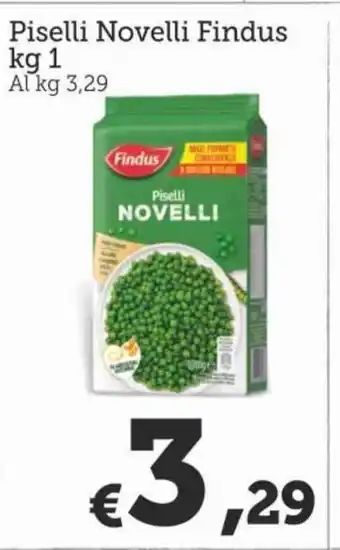 MAX Supermercati Findus Piselli Novelli 1 kg offerta
