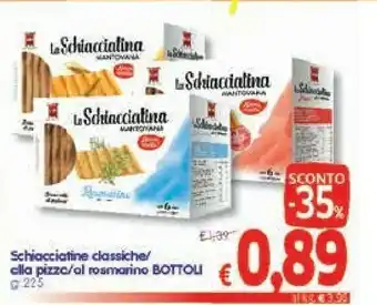 A&O Bottoli La Schiacciatina Pizza 225 G(ml) offerta