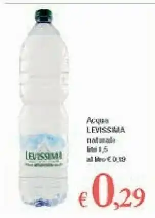 A&O Levissima Acqua offerta