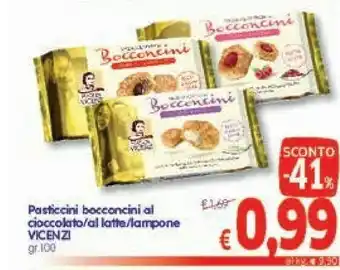 A&O Matilde Vicenzi Fiorelle Pasticcini Con Cioccolato 100 G(ml) offerta