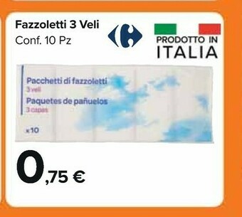 Carrefour Fazzoletti offerta