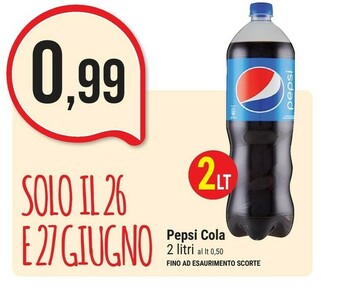 Supermercati Gulliver Pepsi Bevande Analcoliche offerta