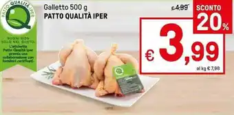 Iper La Grande Patto Qualità Iper Galletto 500 g offerta