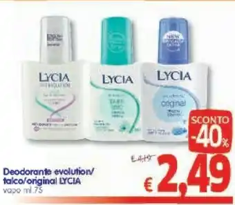 A&O Lycia Deodorante offerta