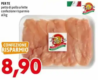 MEGA Perte petto di pollo a fette confezione risparmio al kg offerta