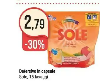 Supermercati Gulliver Sole Detersivo Lavatrice offerta