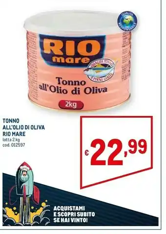 Metro Rio Mare Tonno offerta