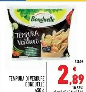 Conad Superstore Bonduelle Tempura Di Verdure Zucchine Carote Fagiolini Peperoni 450 G(ml) offerta