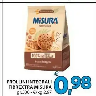 Mercatò Misura Frollini Integrali Fibrextra Gr330 offerta