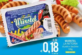MD Discount La Fattoria Wurstel 100 G(ml) offerta