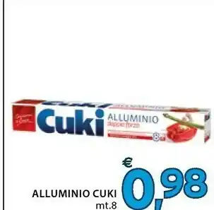 Mercatò Cuki Alluminio Mt8 offerta
