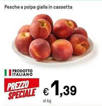 Iper La Grande Pesche a polpa gialla in cassetta offerta