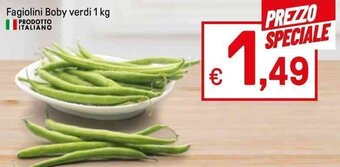 Iper La Grande Fagiolini Boby verdi 1 kg offerta