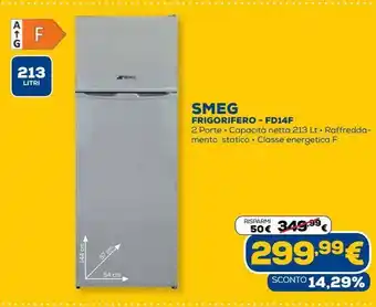 Euronics Smeg frigorifero - fd14f offerta