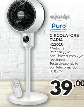 Orizzonte Ventilatore offerta