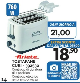 Orizzonte Ariete Tostapane offerta