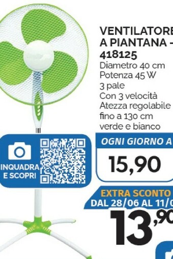Orizzonte Ventilatore offerta