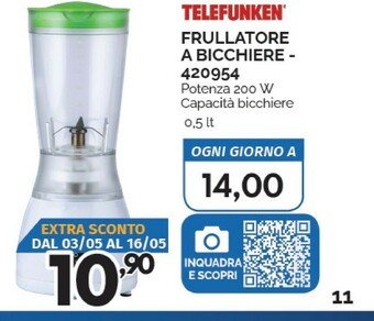 Orizzonte Telefunken Frullatore offerta