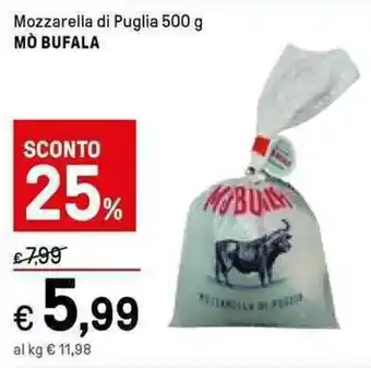 Iper La Grande Mò Bufala Mozzarella di Puglia 500 g offerta