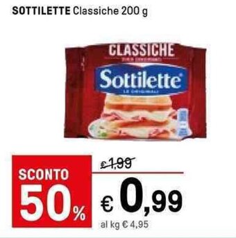 Iper La Grande Sottilette Classiche 200 g offerta