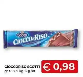 Mercatò Local Scotti Cioccoriso gr 100 offerta
