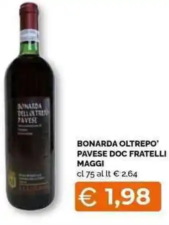 Mercatò Local Bonarda Oltrepo'Pavese Doc Fratelli Maggi cl 75 offerta