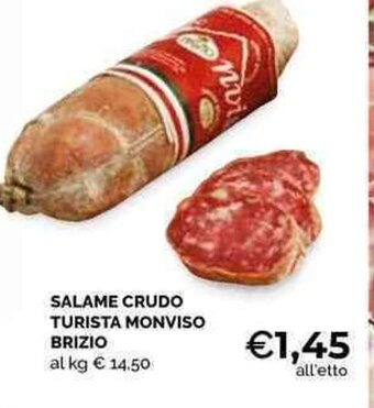 Mercatò Local Salame Crudo Turista Monviso Brizio offerta