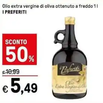 Iper La Grande I Preferiti Olio extra vergine di oliva ottenuto a freddo 1 l offerta