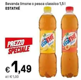 Iper La Grande EstaThè Bevanda limone o pesca classico 1,5 l offerta