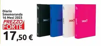 Carrefour Market Diario smemoranda 16 mesi 2023 offerta